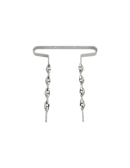 20 Lowrider Flat Twisted Bumper Front/Rear Chrome.